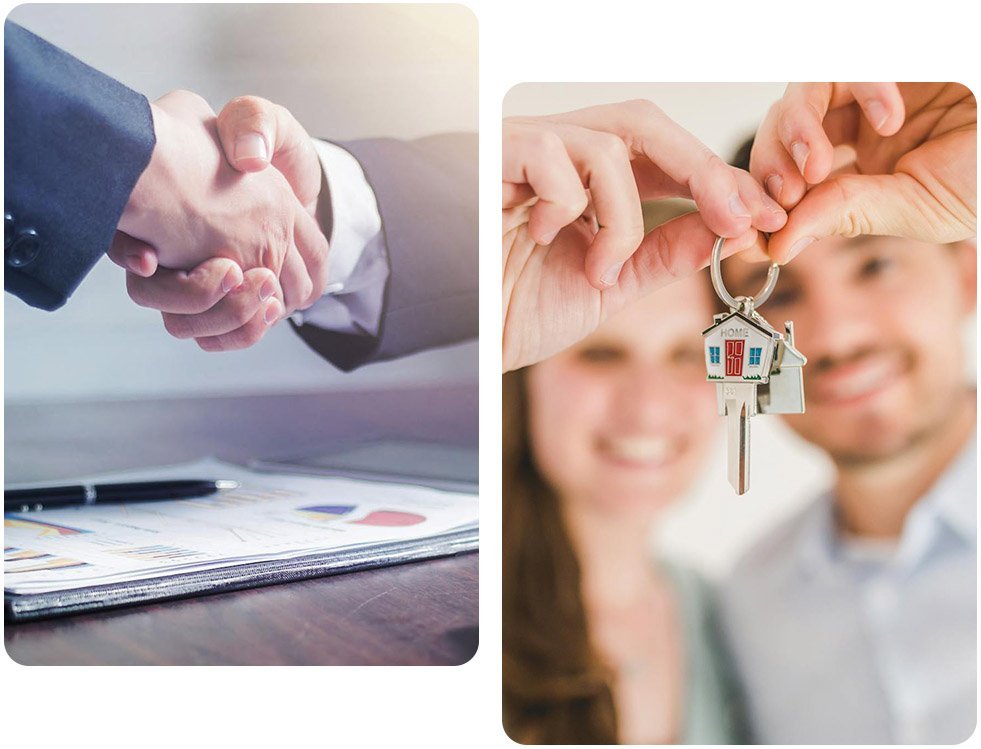 Mortgage advice and the keys to a home